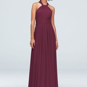 High Neck Bridesmaid Dress